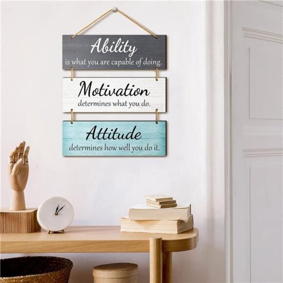 Office Wall Decor Inspirational Rustic Wall Decor Office Decor Motivational - Picture 6 of 7